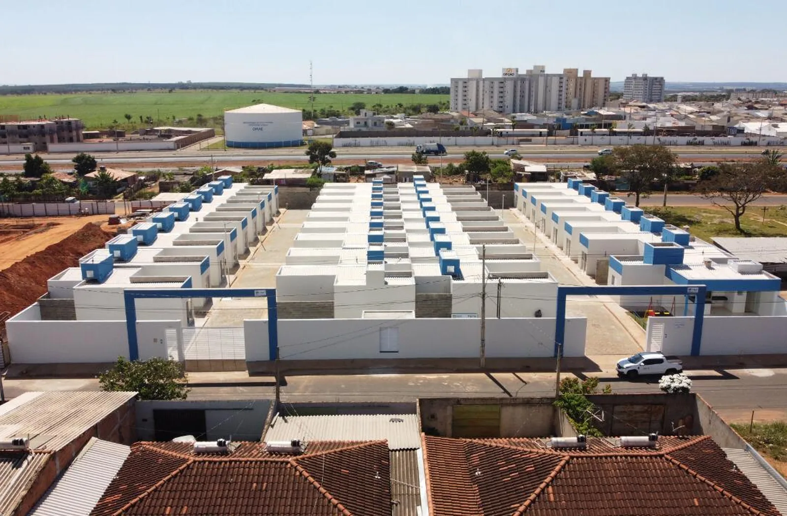 Conjunto de casas térreas em Uberlândia